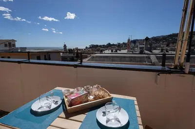 Balcone o terrazza di Casa Daniela - terrazza vista mare super centrale