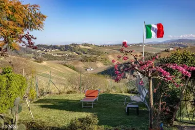 Paesaggio naturale nelle vicinanze del bed & breakfast