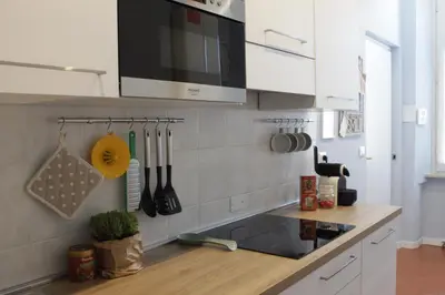 Cucina o angolo cottura di Appartamento Zanén, vicino a Cremona fiere e centro storico