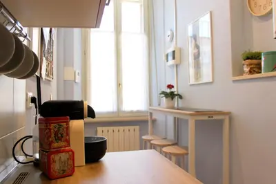 Cucina o angolo cottura di Appartamento Zanén, vicino a Cremona fiere e centro storico