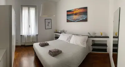 Letto o letti in una camera di Casa Ilaria