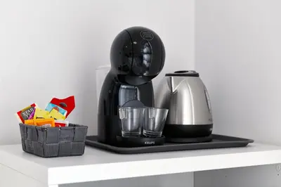 Set per la preparazione di tè e caffè presso B&B La casa di Graz