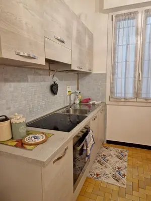 Cucina o angolo cottura di Una finestra sul mare accanto alle 5 Terre