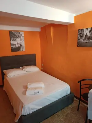 Letto o letti in una camera di CORSO DEI CORSI