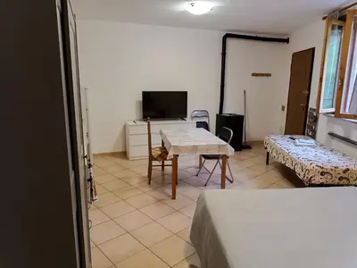TV o dispositivi per l'intrattenimento presso Anime Salve B&B HOME RESTAURANT