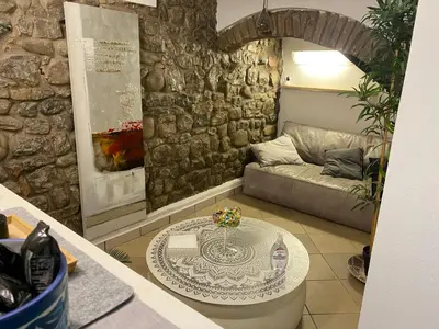 Area soggiorno di Civico 18 B&B