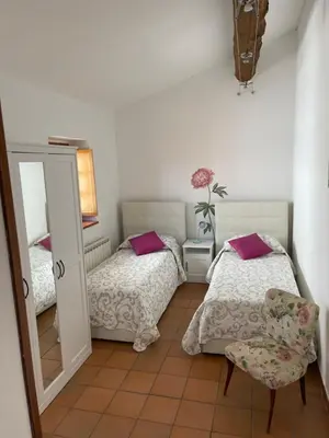 Letto o letti in una camera di New Ca de na volta - tra Liguria e Toscana