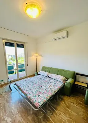 Letto o letti in una camera di Casa Bixio