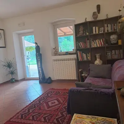 Area soggiorno di B&B La Casina Rosa La Spezia