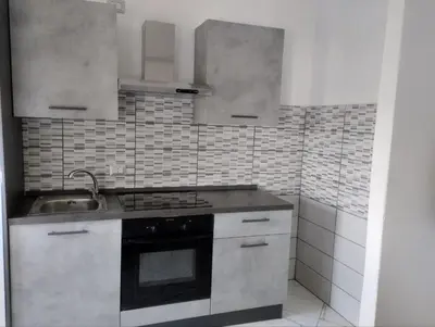 Cucina o angolo cottura di Ritiro sul fiume Mantova, Cremona Circuit