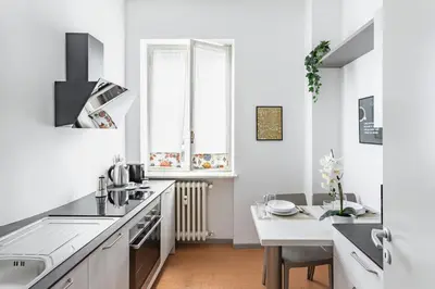 Cucina o angolo cottura di Casa Fiordaliso - Pavia City - by Host4U